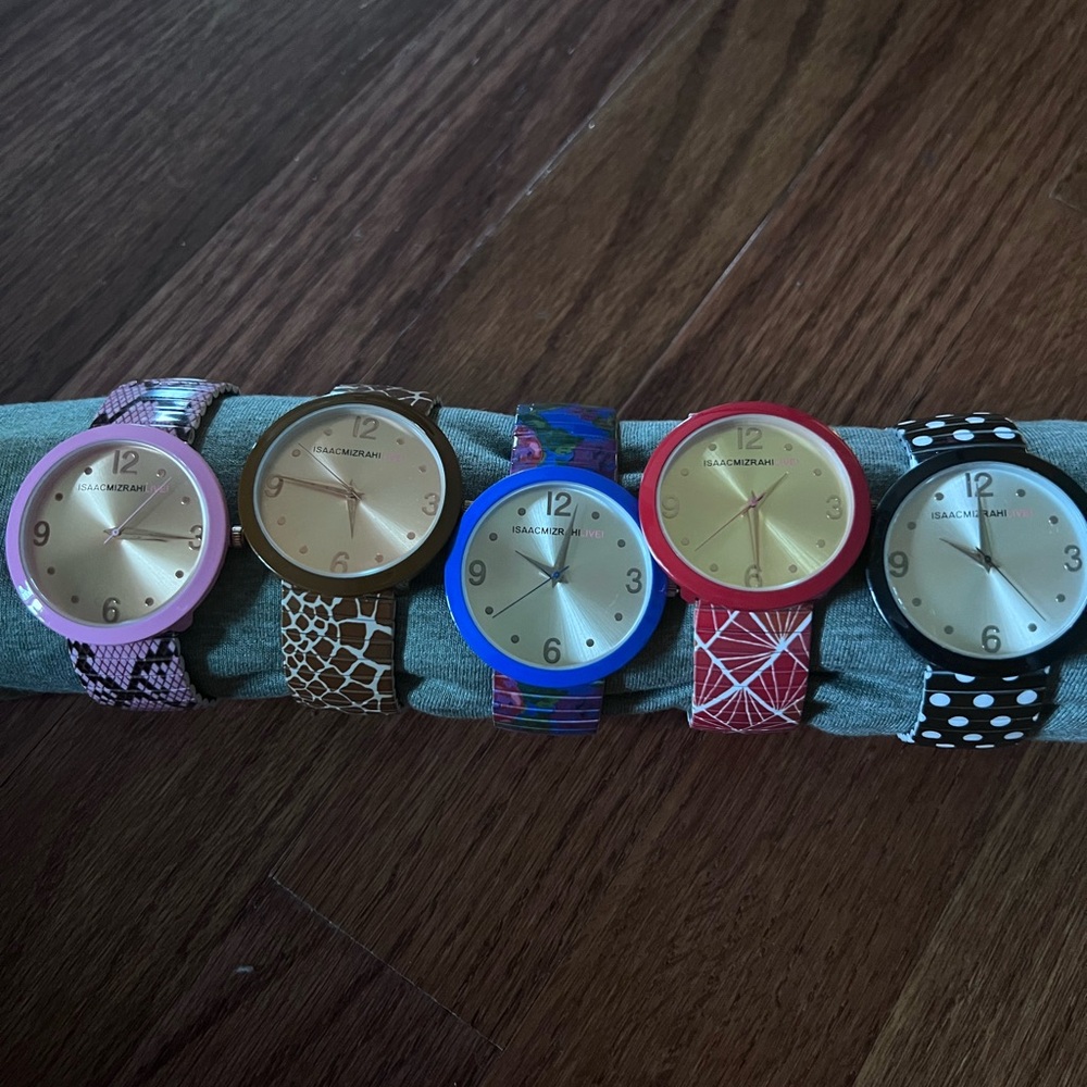 Isaac Mizrahi Watch Collection with Vibrant Bands